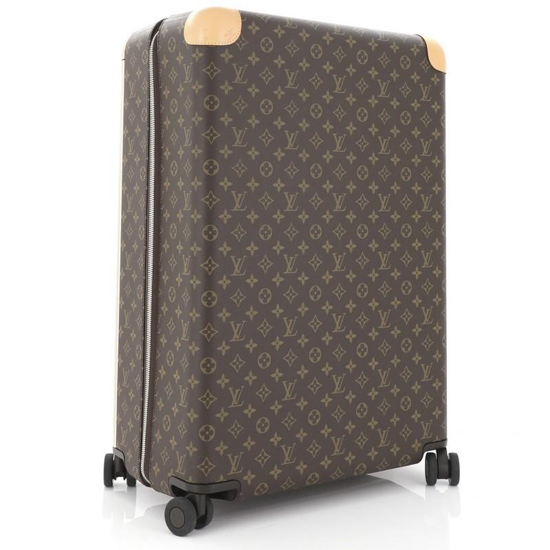 Black Louis  Vuitton Horizon Luggage Monogram Canvas 70