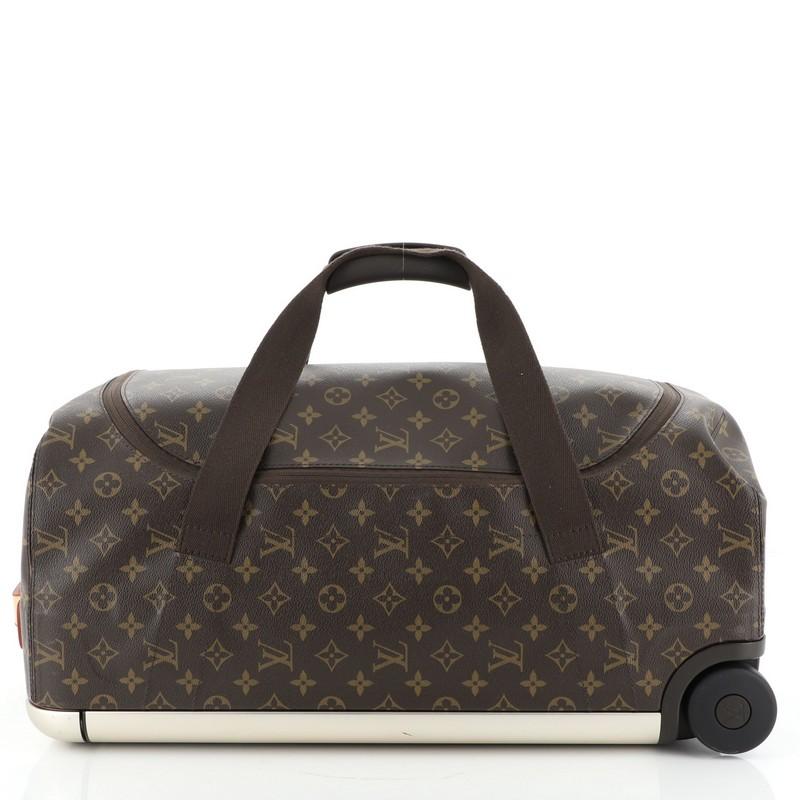 Black Louis Vuitton Horizon Soft Duffle Monogram Canvas 55