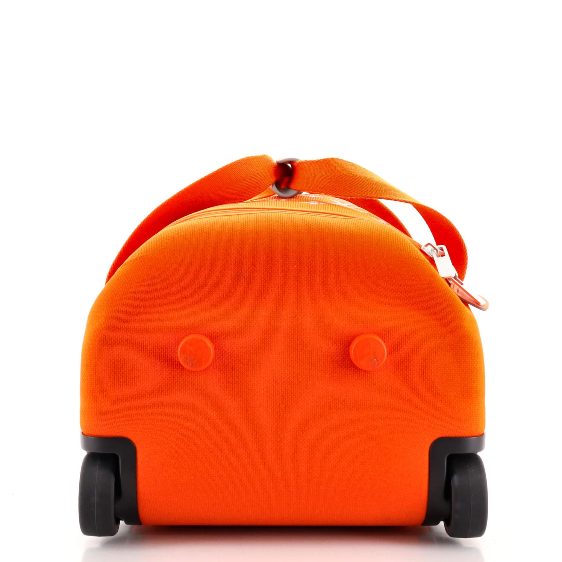 orange lv duffle bag
