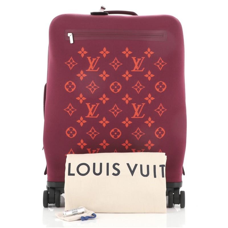 Louis Vuitton Horizon Soft 55 4R Lila Jaquard limited Edition