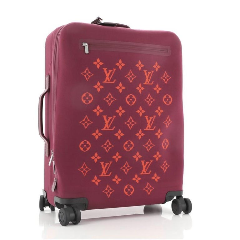 Louis Vuitton Horizon Soft Luggage Monogram Knit 55 at 1stDibs