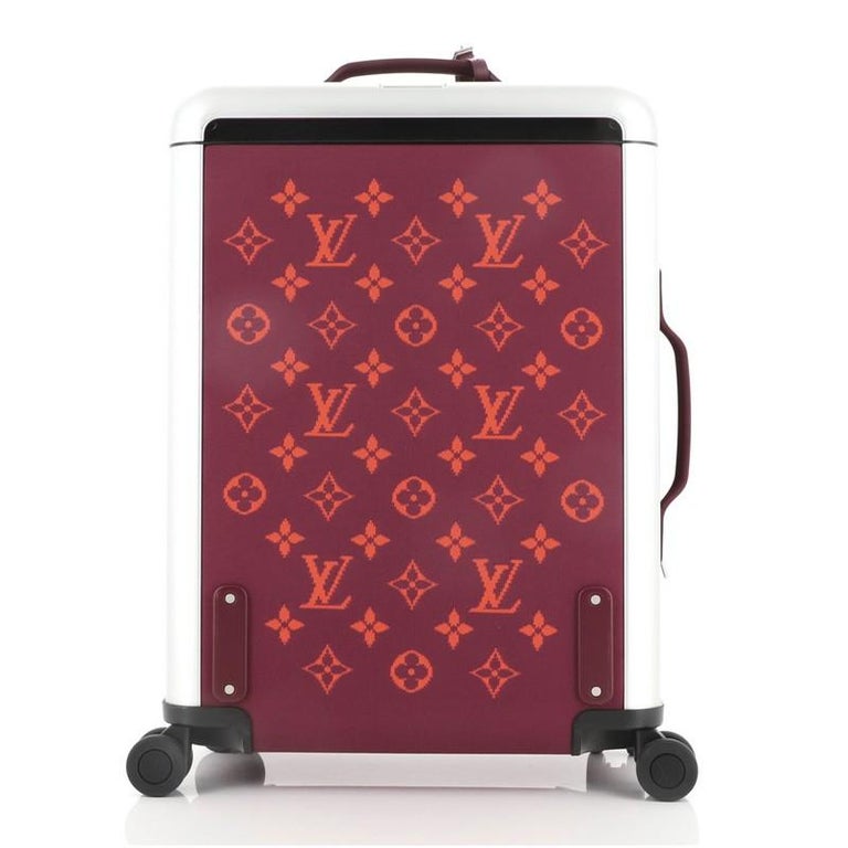 Louis Vuitton Horizon Soft Luggage Monogram Knit 55 at 1stDibs