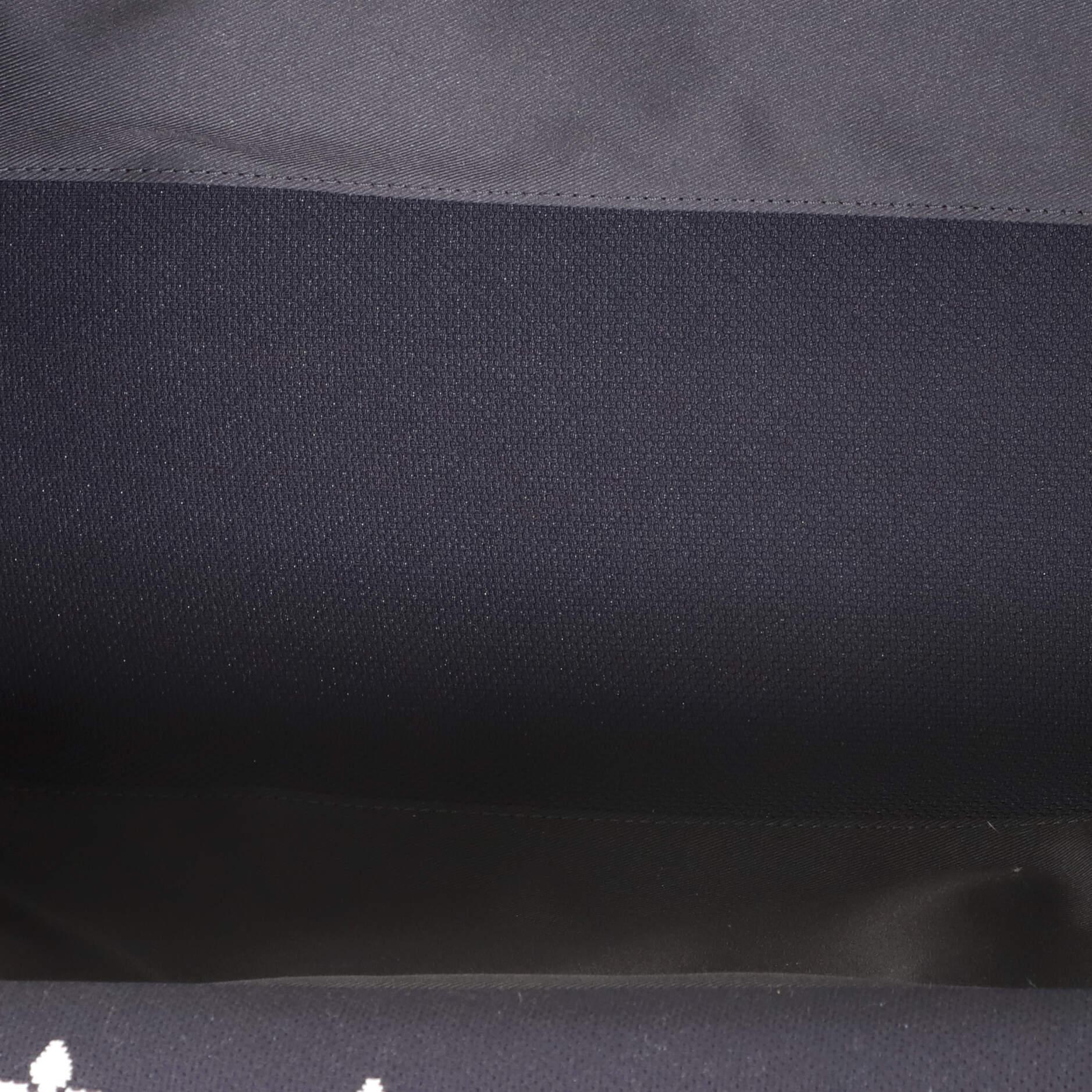 Gray Louis Vuitton Horizon Soft Luggage Monogram Knit 55