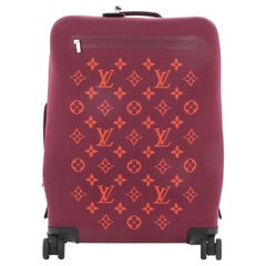 Used Louis Vuitton Horizon Soft Luggage Monogram Knit 55