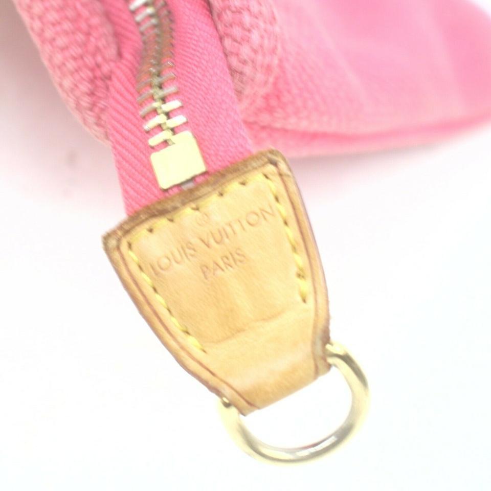 Louis Vuitton Hot Pink Antigua Pochette Platt PM Pochette Accessories 862415 For Sale 5