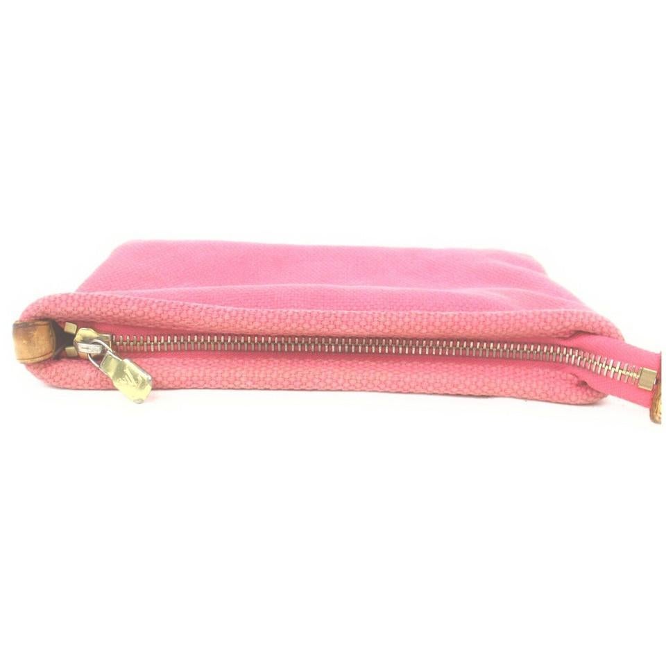 Louis Vuitton Hot Pink Antigua Pochette Teller PM Pochette-Accessoires 862415 im Angebot 1