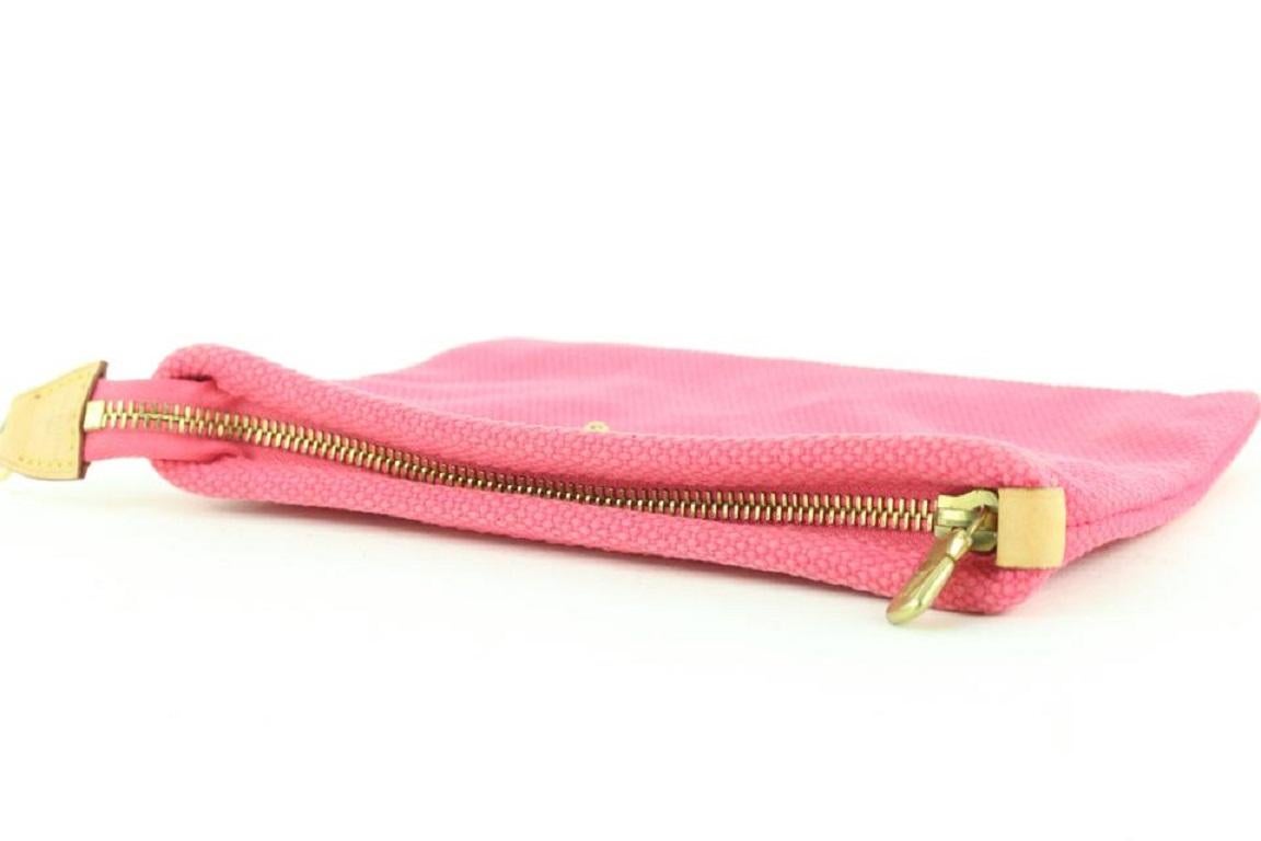 Louis Vuitton Hot Pink Antigua Pouch Bag 232185 For Sale 2