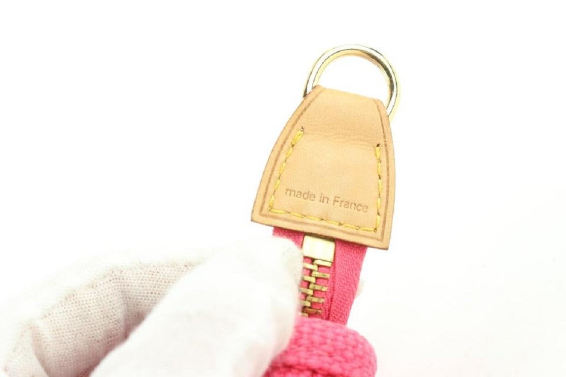 Louis Vuitton Hot Pink Antigua Pouch Bag 232185 For Sale 3