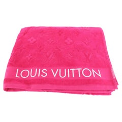Louis Vuitton Hot Pink Fuchsia LVacation Monogram Beach Towel 56LK55S