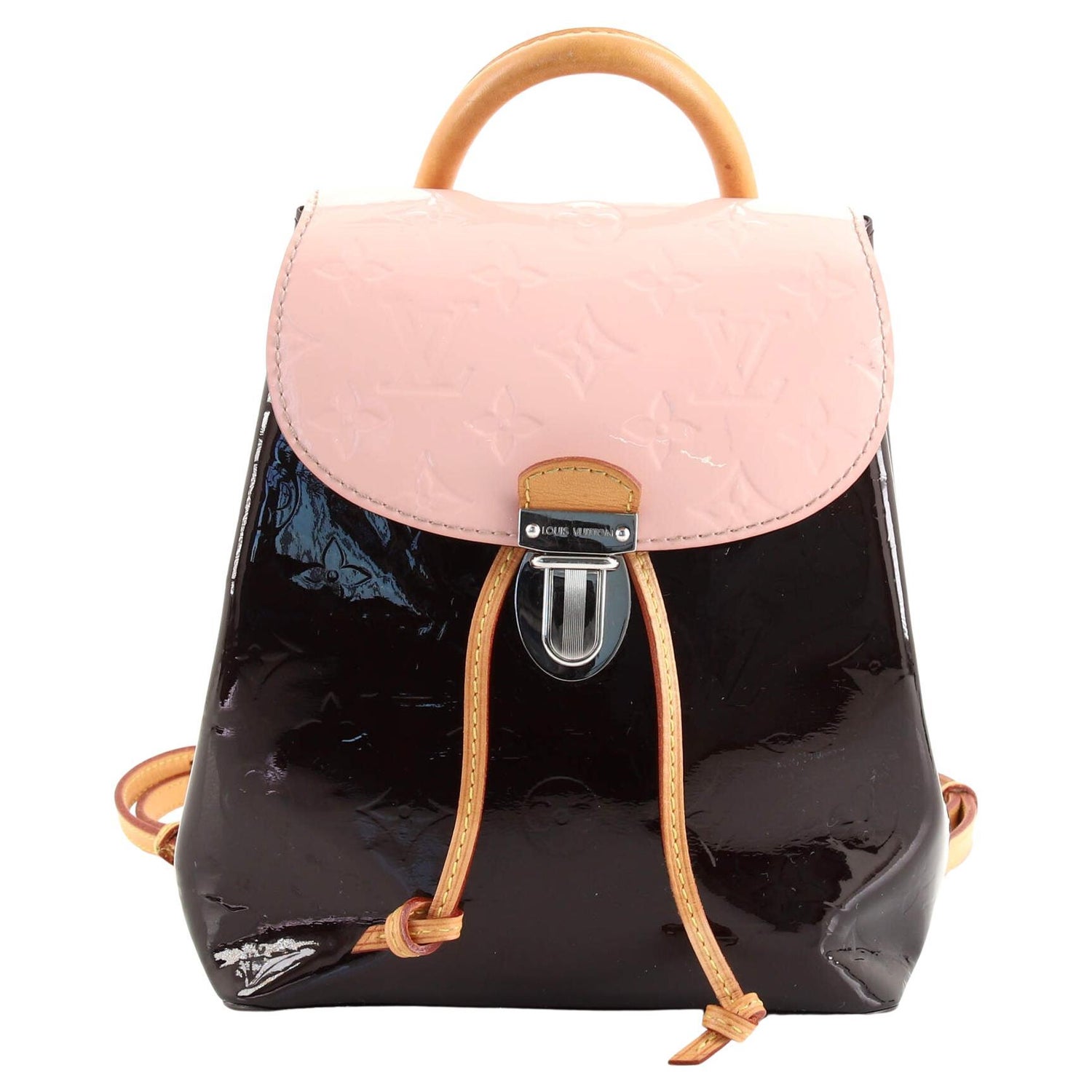 Louis Vuitton, Bags, Louis Vuitton Fuchsia Pink Vernis 203 Vintage Mini Vanity  Case Luggage Bag