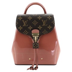 Louis Vuitton Hot Springs Backpack Vernis with Monogram Canvas Black 594851