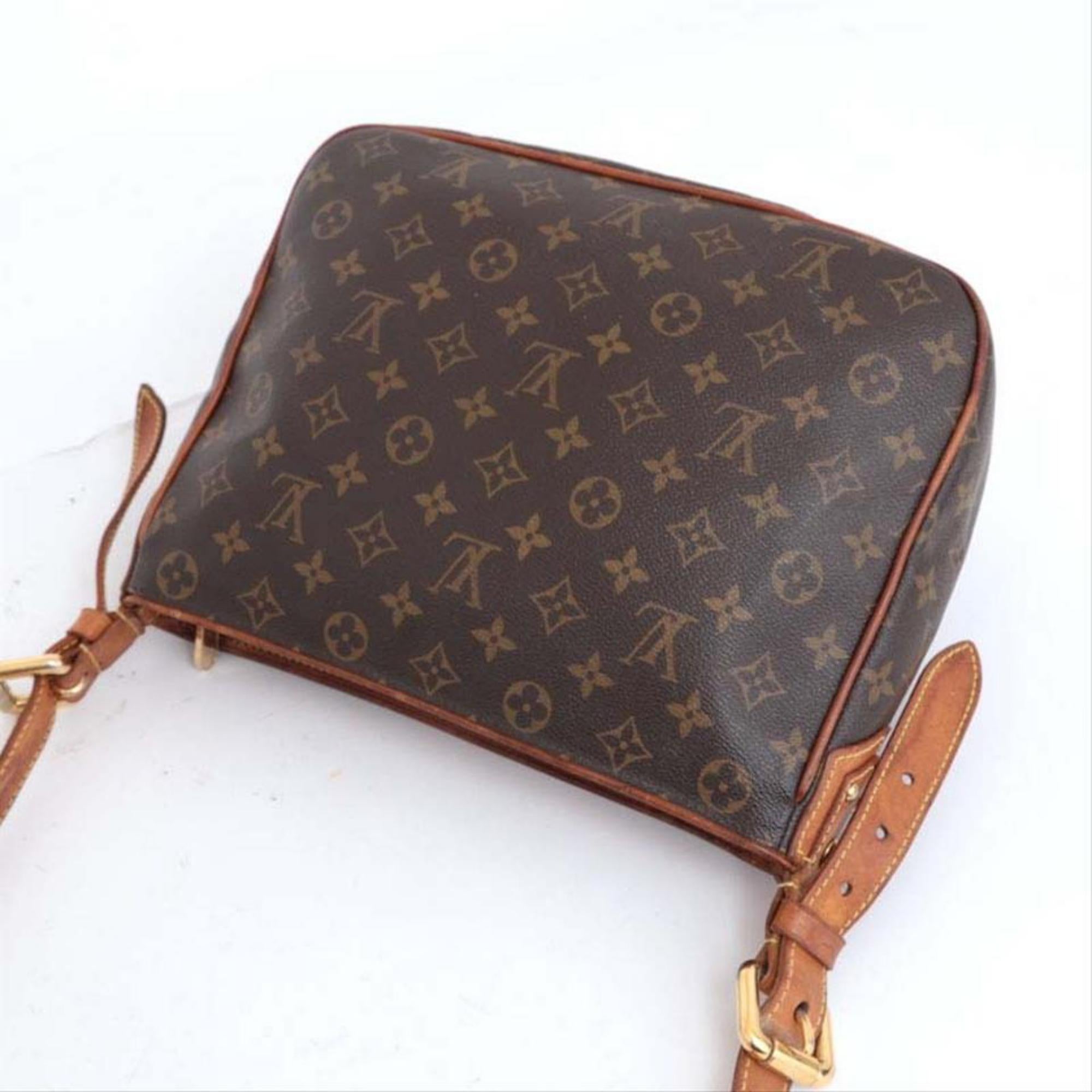 Louis Vuitton Hoxton Monogram Gm 230432 Brown Coated Canvas Messenger Bag For Sale 1