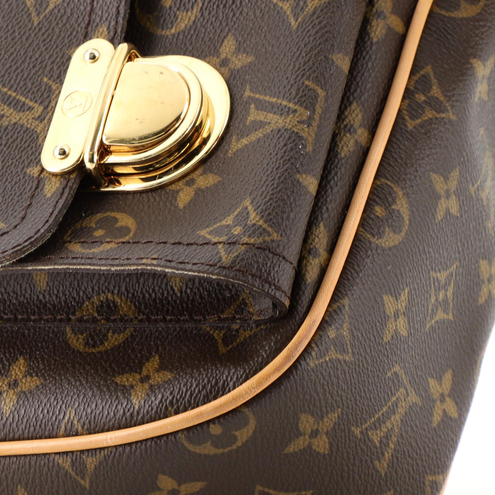 Louis Vuitton Hudson Handbag Monogram Canvas GM In Good Condition In NY, NY