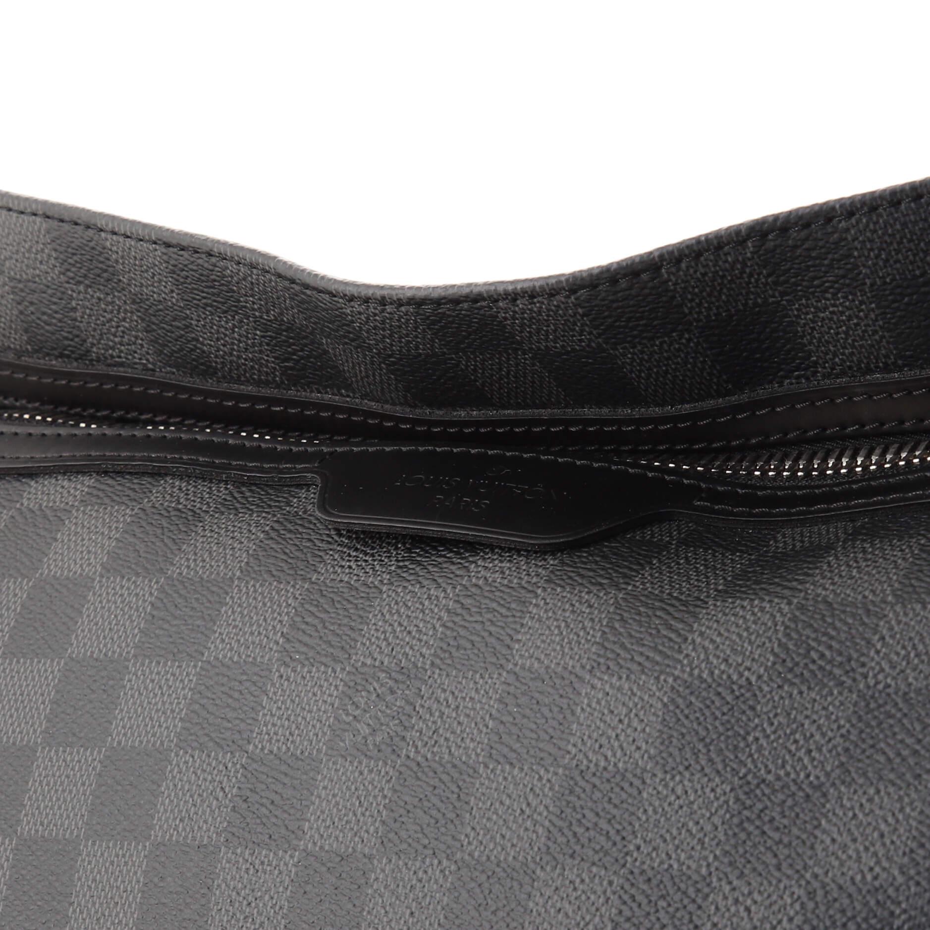 Women's or Men's Louis Vuitton Hunter Handbag Damier Graphite