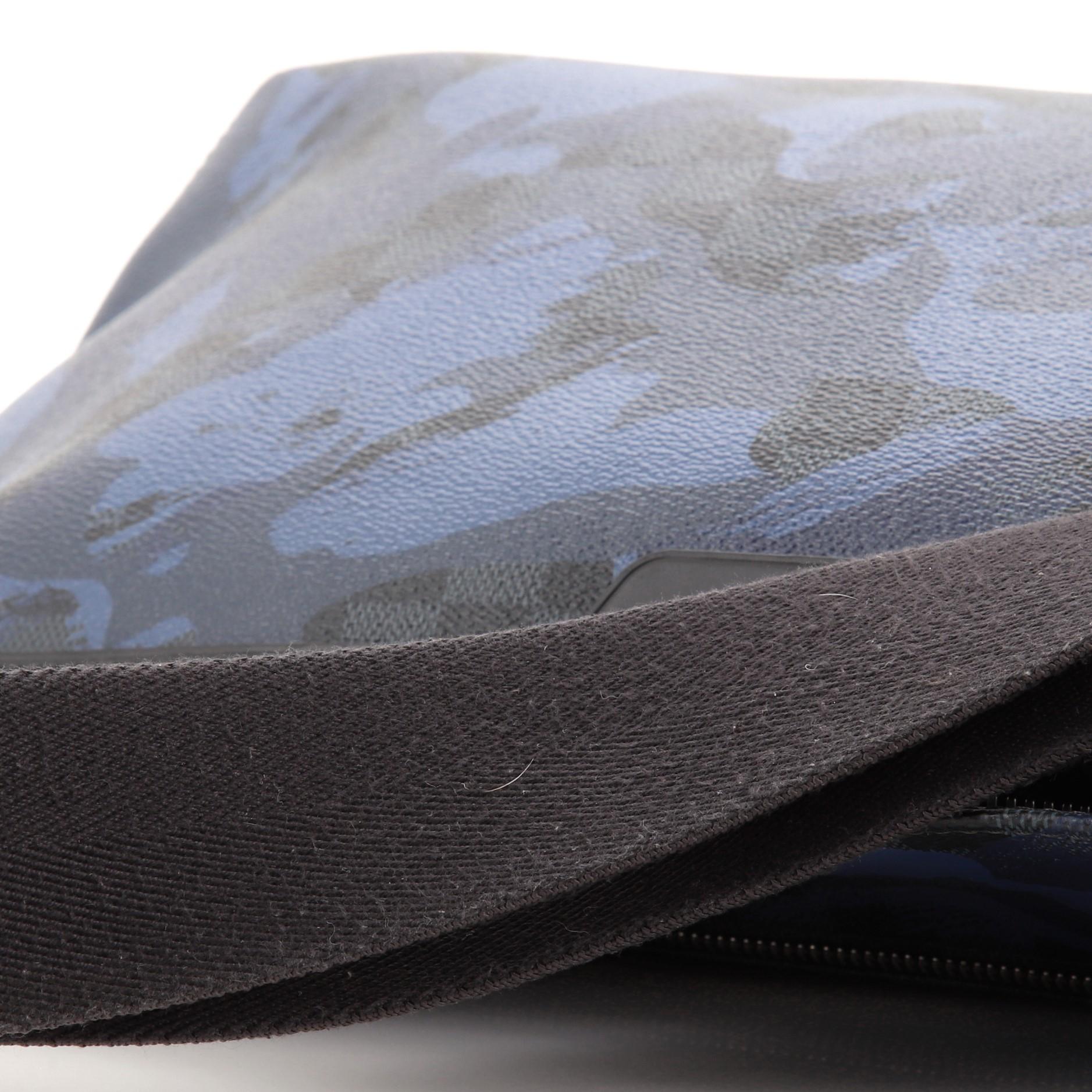 Louis Vuitton Hunter Handbag Limited Edition Camouflage Damier Cobalt 2