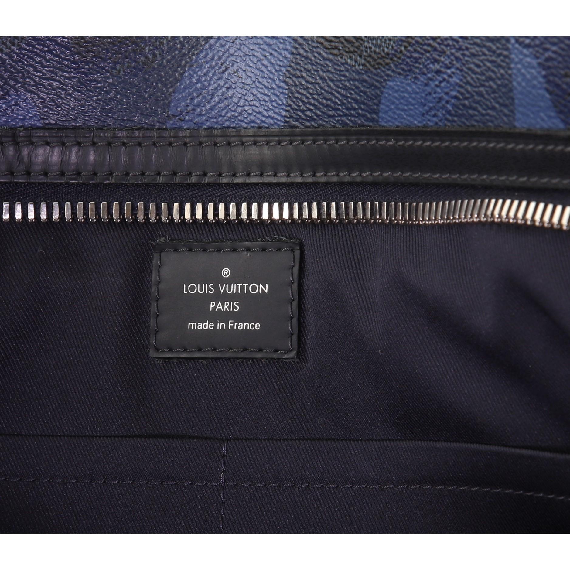 Louis Vuitton Hunter Handbag Limited Edition Camouflage Damier Cobalt 3