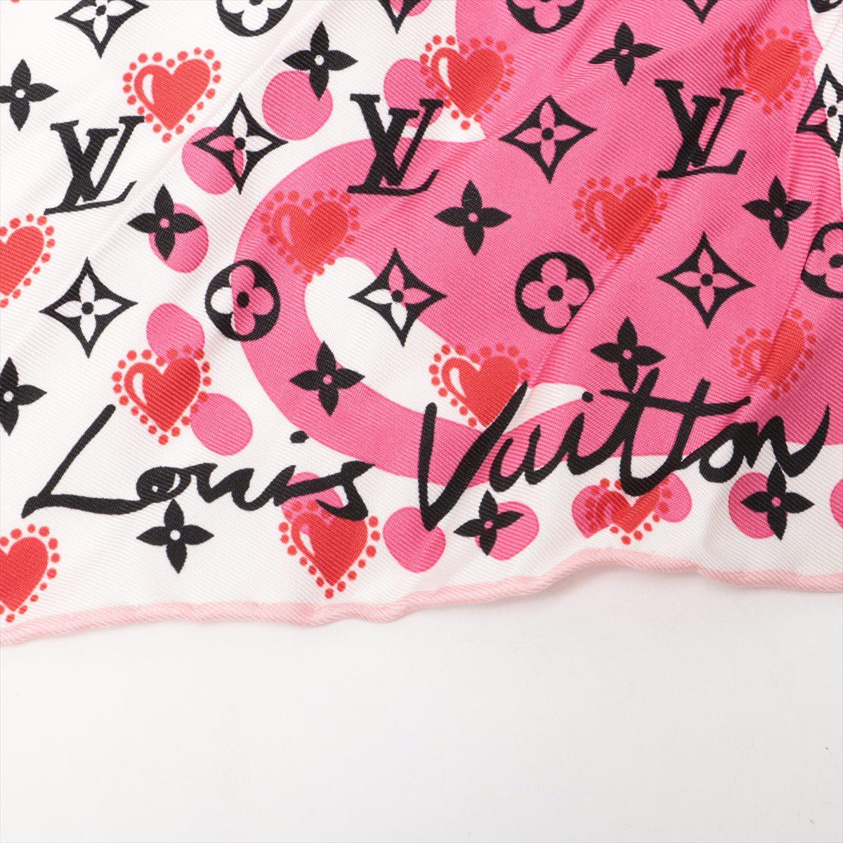 Louis Vuitton I LV U Square 45 Scarf Pink 3