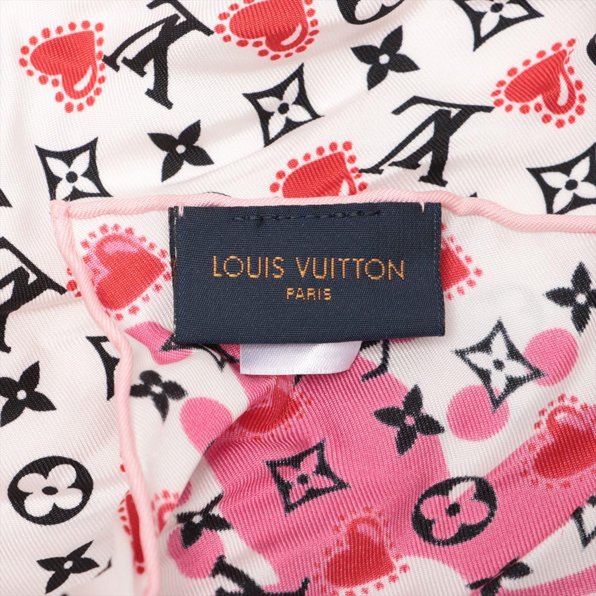 Louis Vuitton I LV U Square 45 Scarf Pink 4