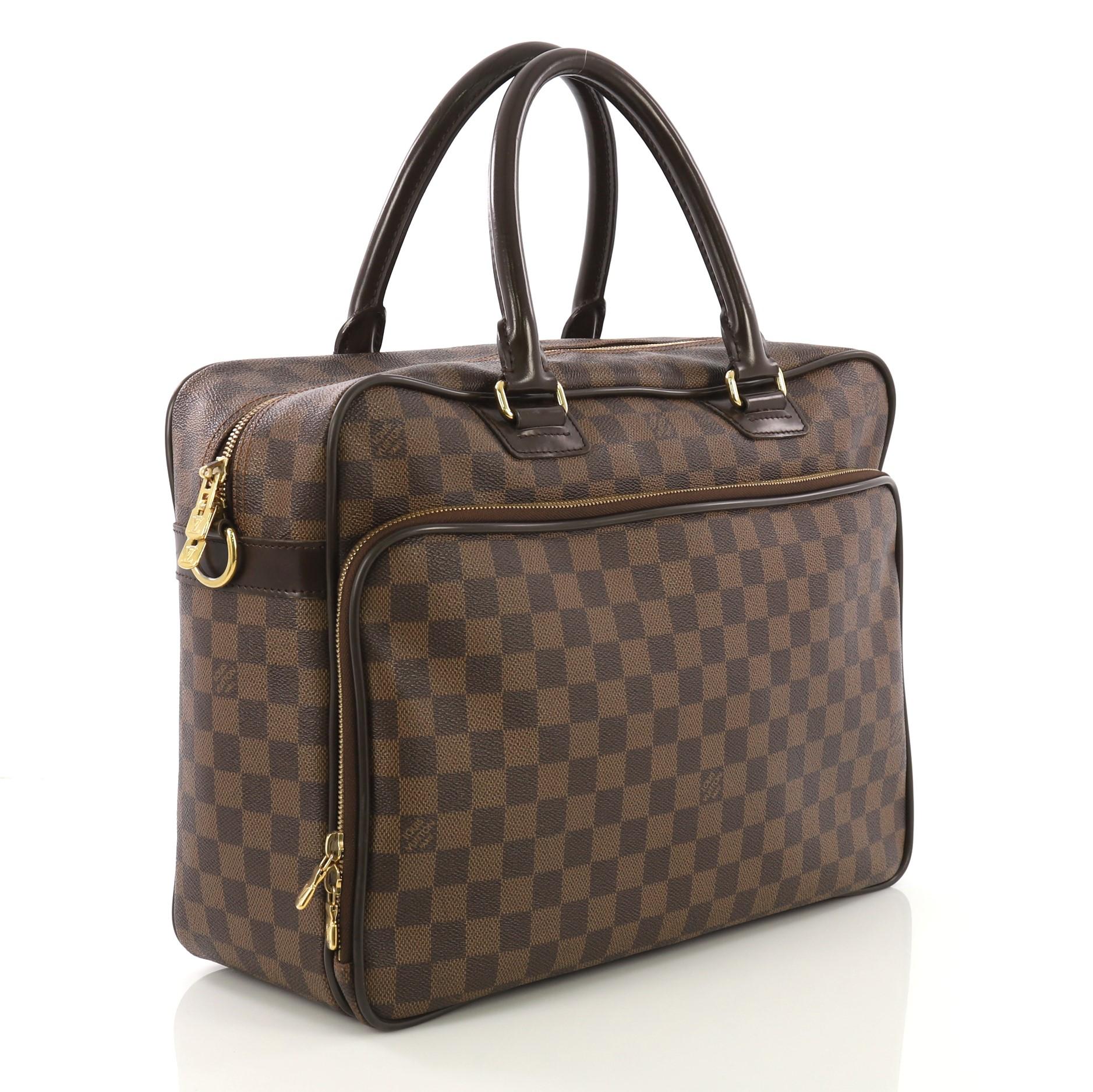 Black Louis Vuitton Icare Laptop Bag Damier