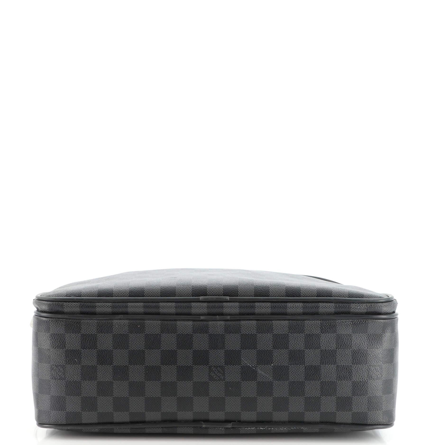 Louis Vuitton Icare Laptop Bag Damier Graphite In Fair Condition In NY, NY