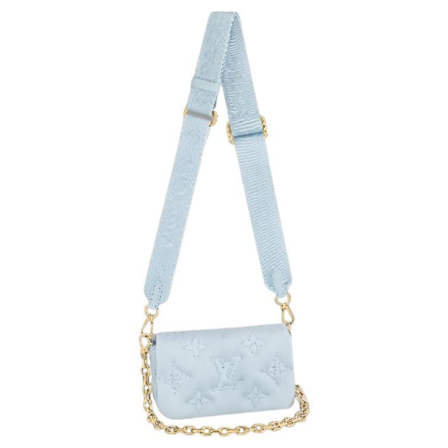 Louis Vuitton Over The Moon Bag Bubblegram Leather Blue 2244941