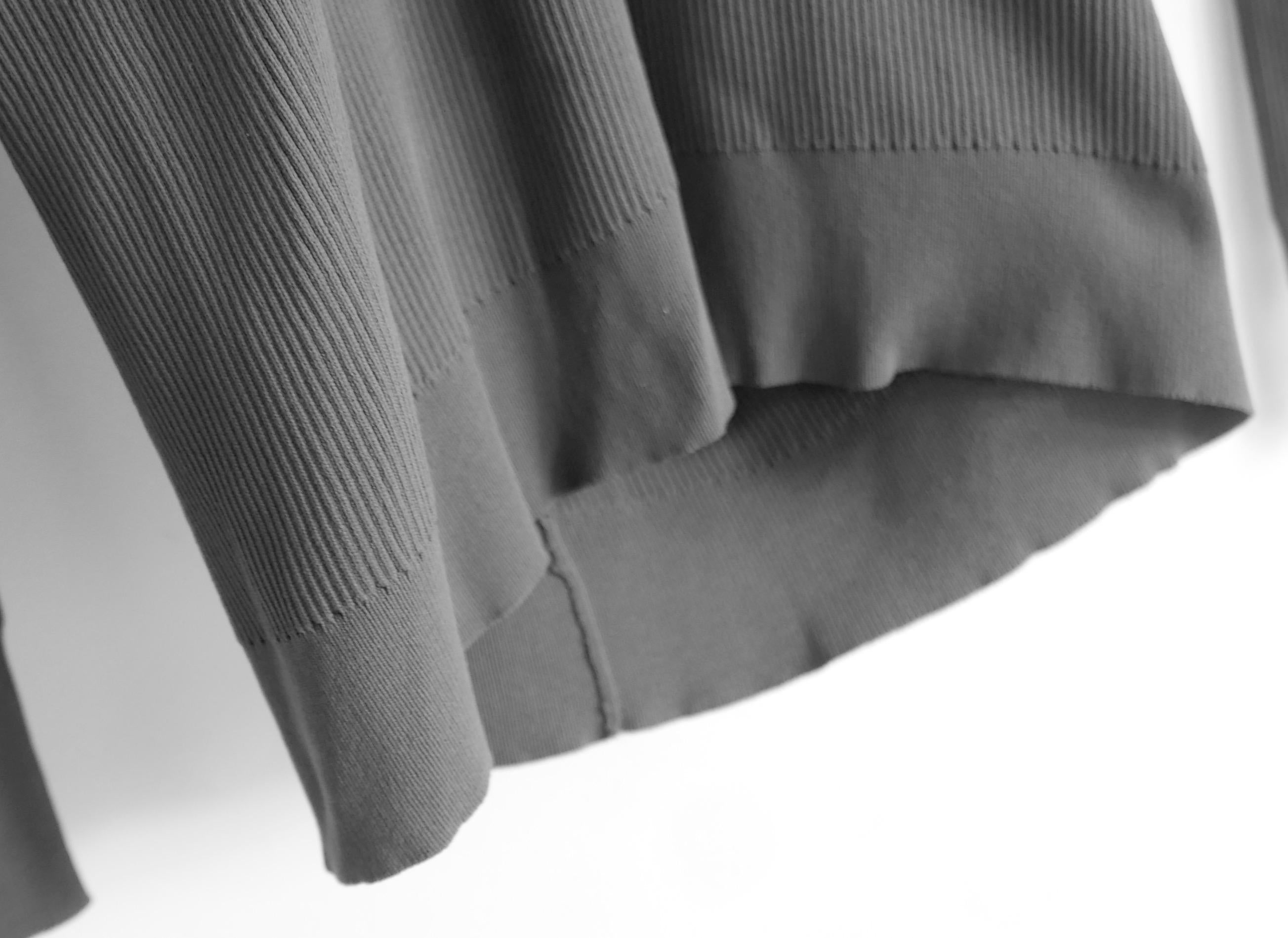 Gray Louis Vuitton Fall 2008 Engineered Skinny Sweater For Sale
