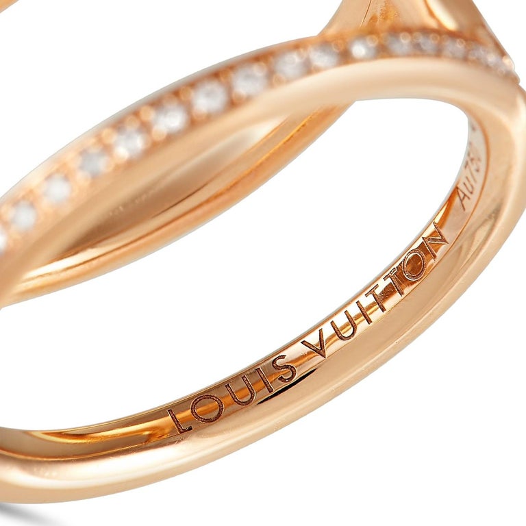 Louis Vuitton Idylle Blossom Two-Row Ring