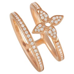 Louis Vuitton Idylle Blossom 18K Rose Gold 0.56 Ct Diamond Two Row Ring at  1stDibs  louis vuitton blossom ring, louis vuitton idylle blossom ring,  criss cross boy band