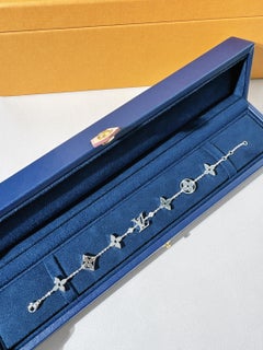 Louis Vuitton Idylle Blossom 18K White Gold Diamond Bracelet