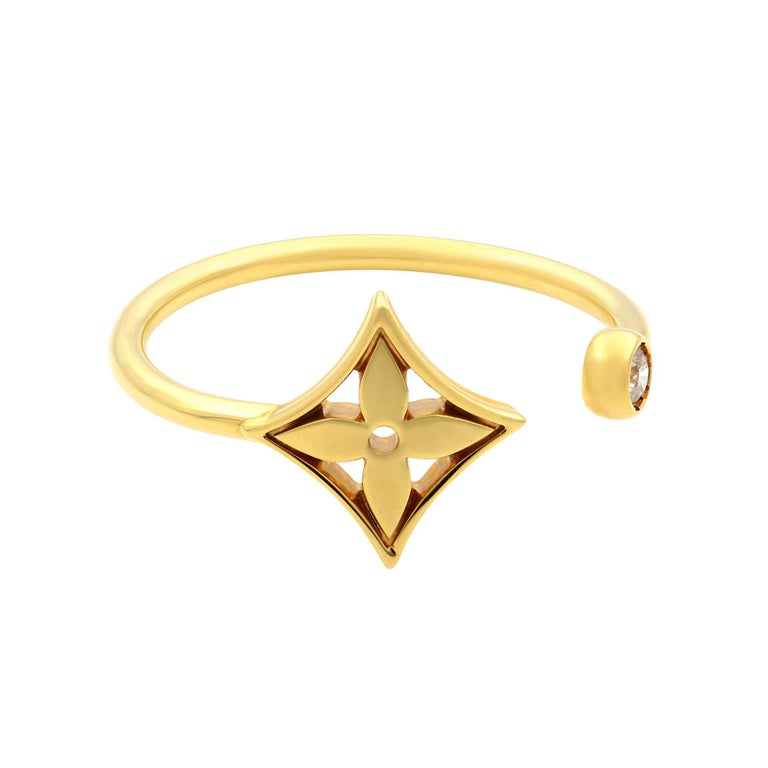 Louis Vuitton - Idylle Blossom Paved Ring 3 Golds and Diamonds - Gold - Unisex - Size: 50 - Luxury