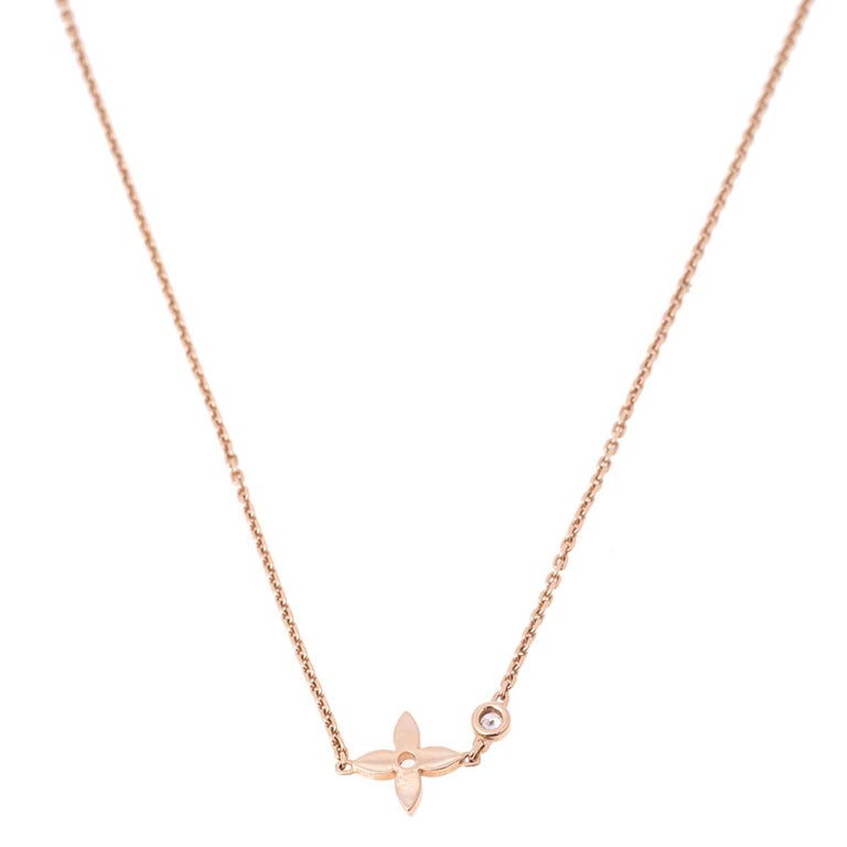 Louis Vuitton Idylle Blossom Diamond 18K Rose Gold Pendant Necklace at  1stDibs  lv flower necklace, lv necklace rose gold, louis vuitton idylle  blossom necklace
