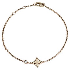 Louis Vuitton Idylle Blossom Diamond 18K Yellow Gold Bracelet