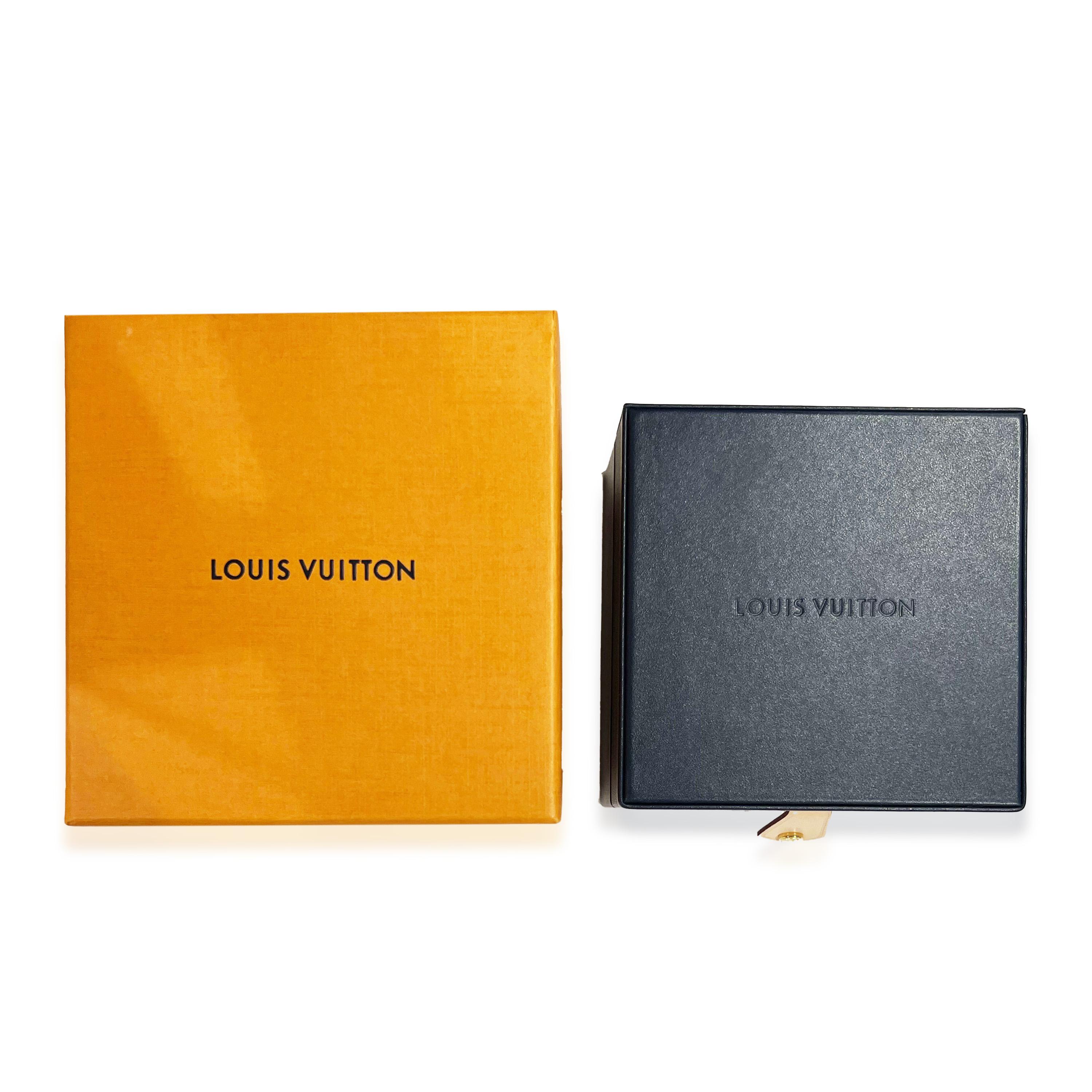 Louis Vuitton Boucles d'oreilles fleurs en or jaune 18 carats avec diamants (0,04 ct. pt.) Unisexe en vente