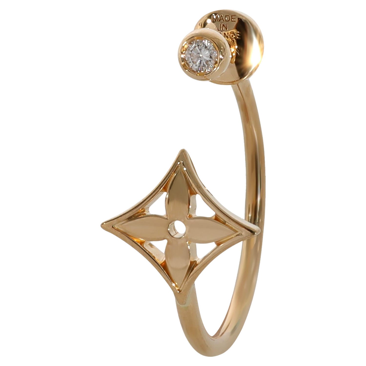 Idylle Blossom Paved Ring, 3 Golds And Diamonds - Jewelry - Categories
