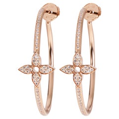 Louis Vuitton Louise hoop GM earrings at 1stDibs