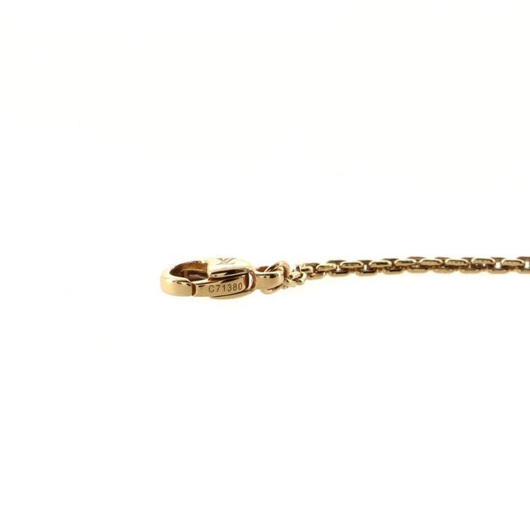 Louis Vuitton Idylle Blossom LV Bracelet 18K Yellow Gold with