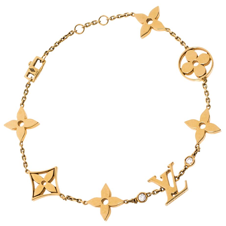 Louis Vuitton 18K White Gold Bracelet
