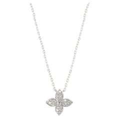 Collana Louis Vuitton Idylle Blossom in oro bianco 18 carati 0,2 CTW