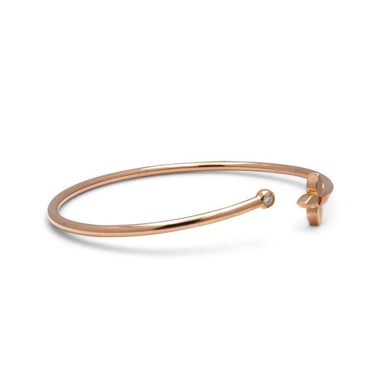 Louis Vuitton 18k Pink Gold and Diamond Idylle Blossom Twist Bracelet -  Yoogi's Closet