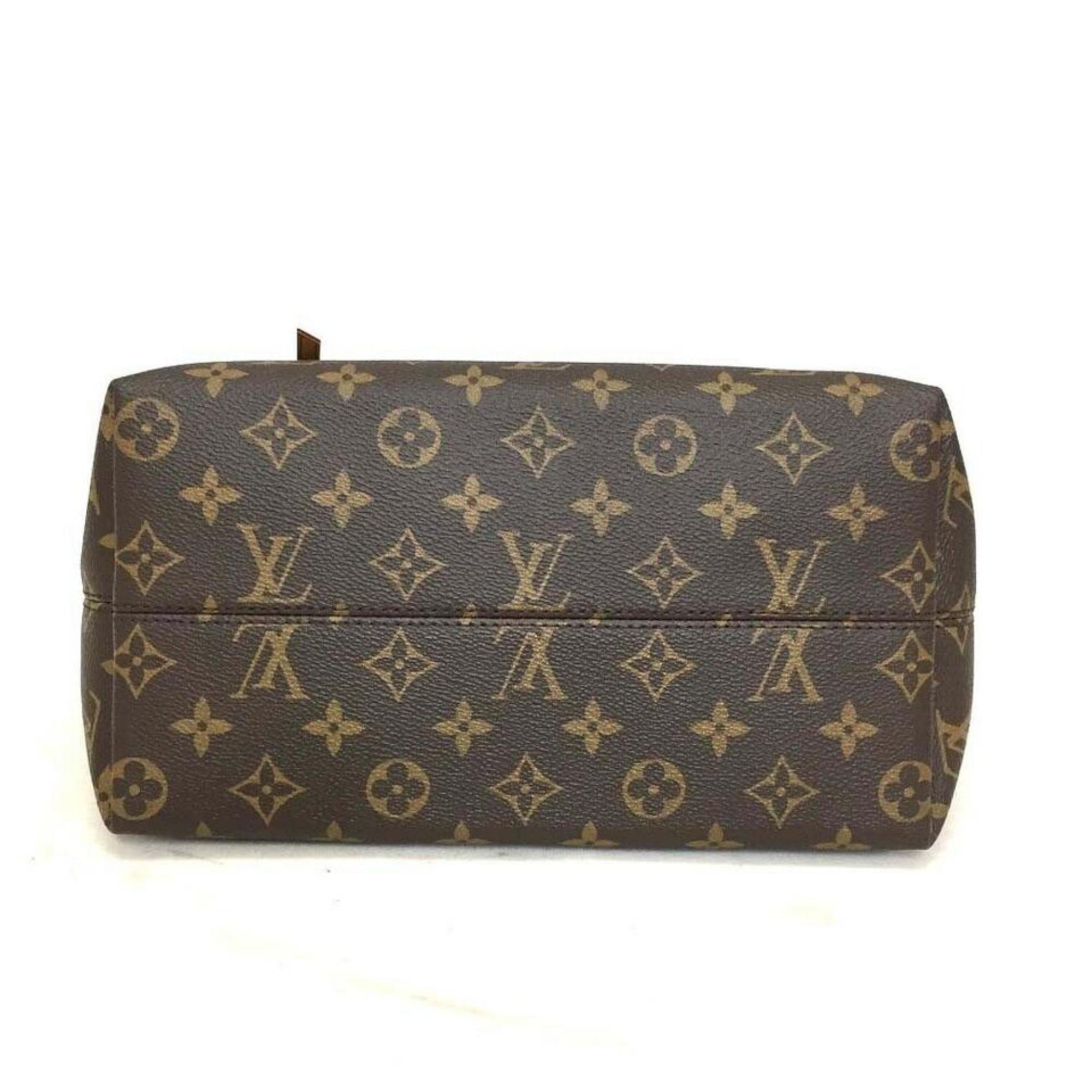 Louis Vuitton Iena Monogram Pm Zip Tote 870371 Brown Coated Canvas Shoulder Bag For Sale 5