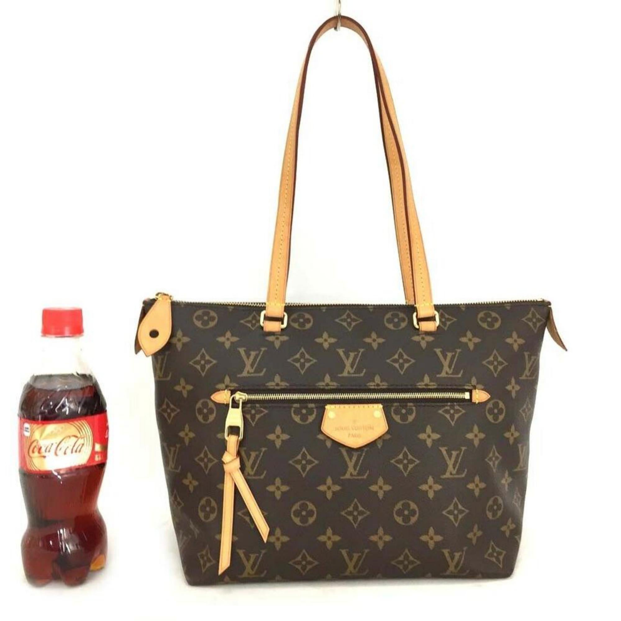 Louis Vuitton Iena Monogram Pm Zip Tote 870371 Brown Coated Canvas Shoulder Bag For Sale 6