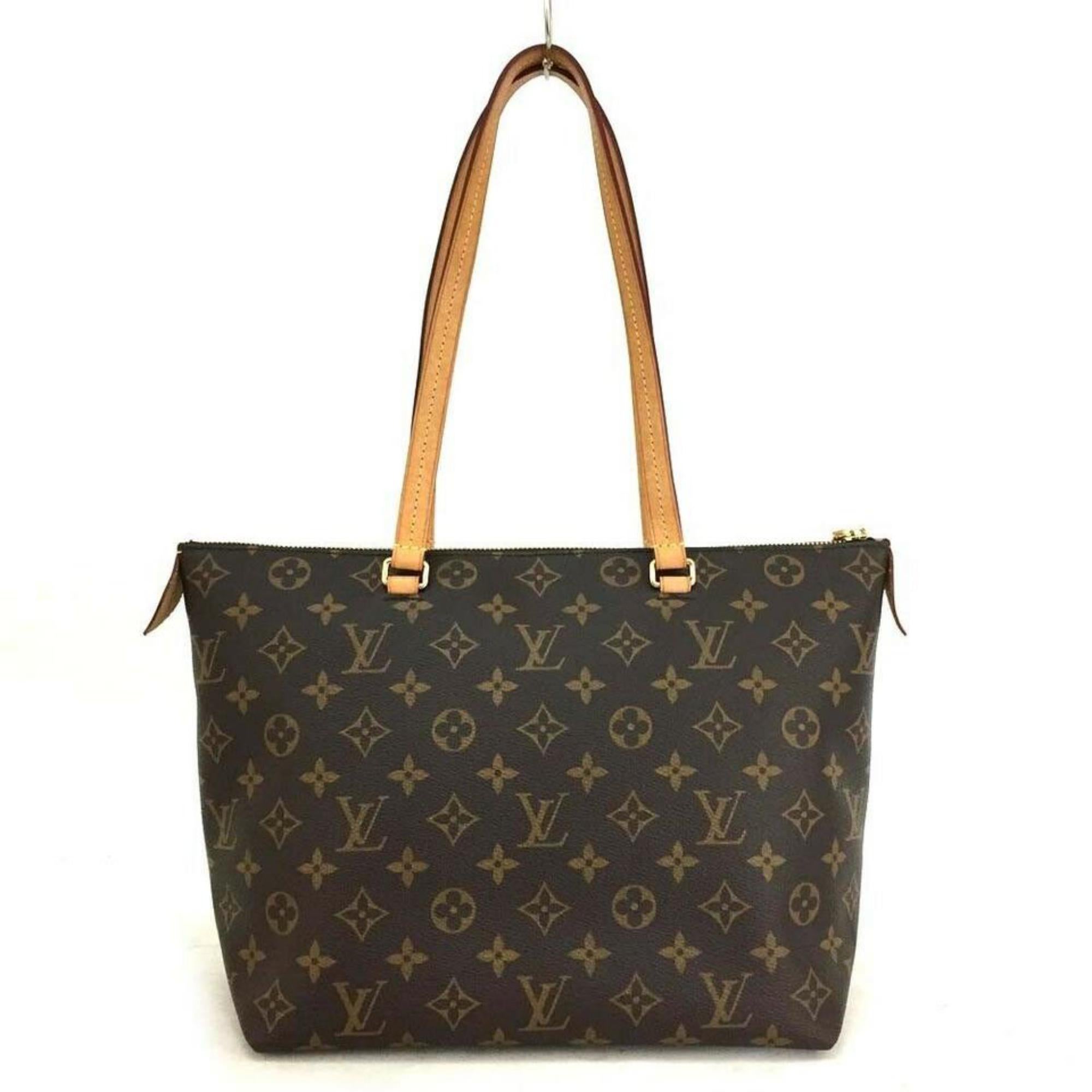 Louis Vuitton Iena Monogram Pm Zip Tote 870371 Brown Coated Canvas Shoulder Bag For Sale 7