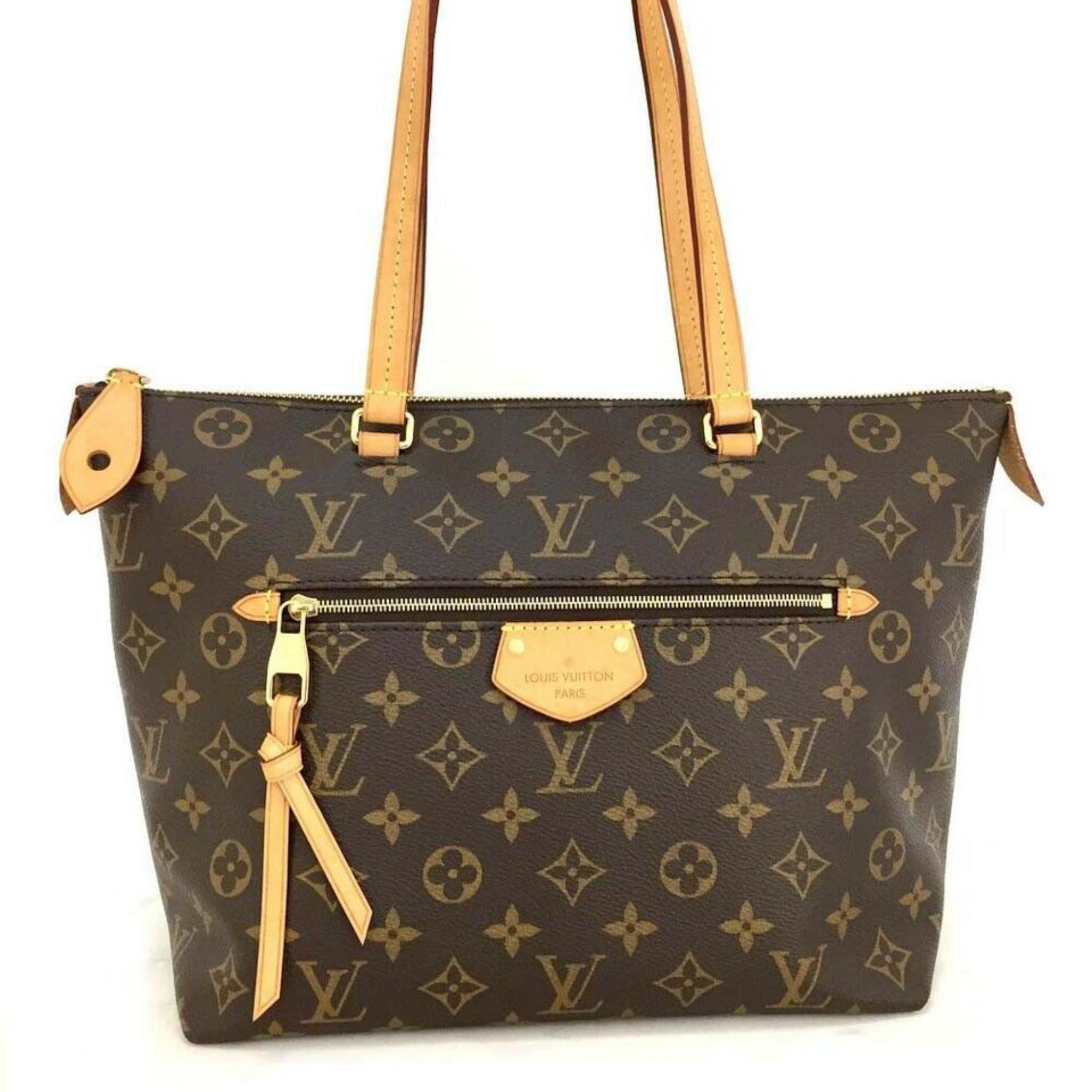 Louis Vuitton Iena Monogram Pm Zip Tote 870371 Brown Coated Canvas Shoulder Bag For Sale 3