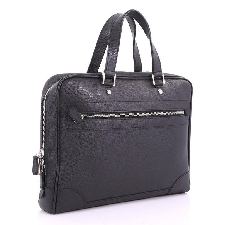 Louis Vuitton Igor Briefcase Taiga Leather at 1stdibs