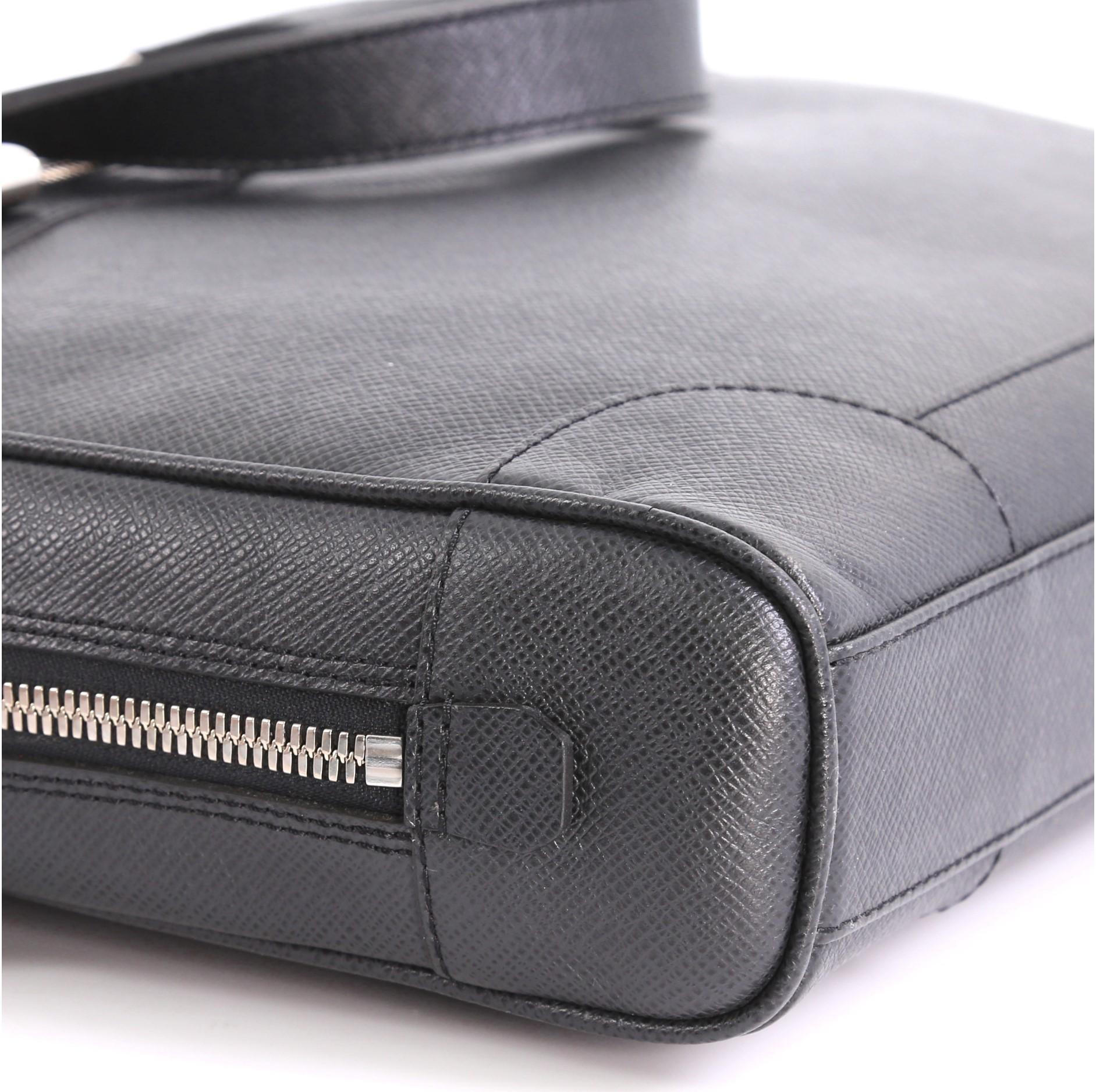 Women's or Men's Louis Vuitton Igor Briefcase Taiga Leather