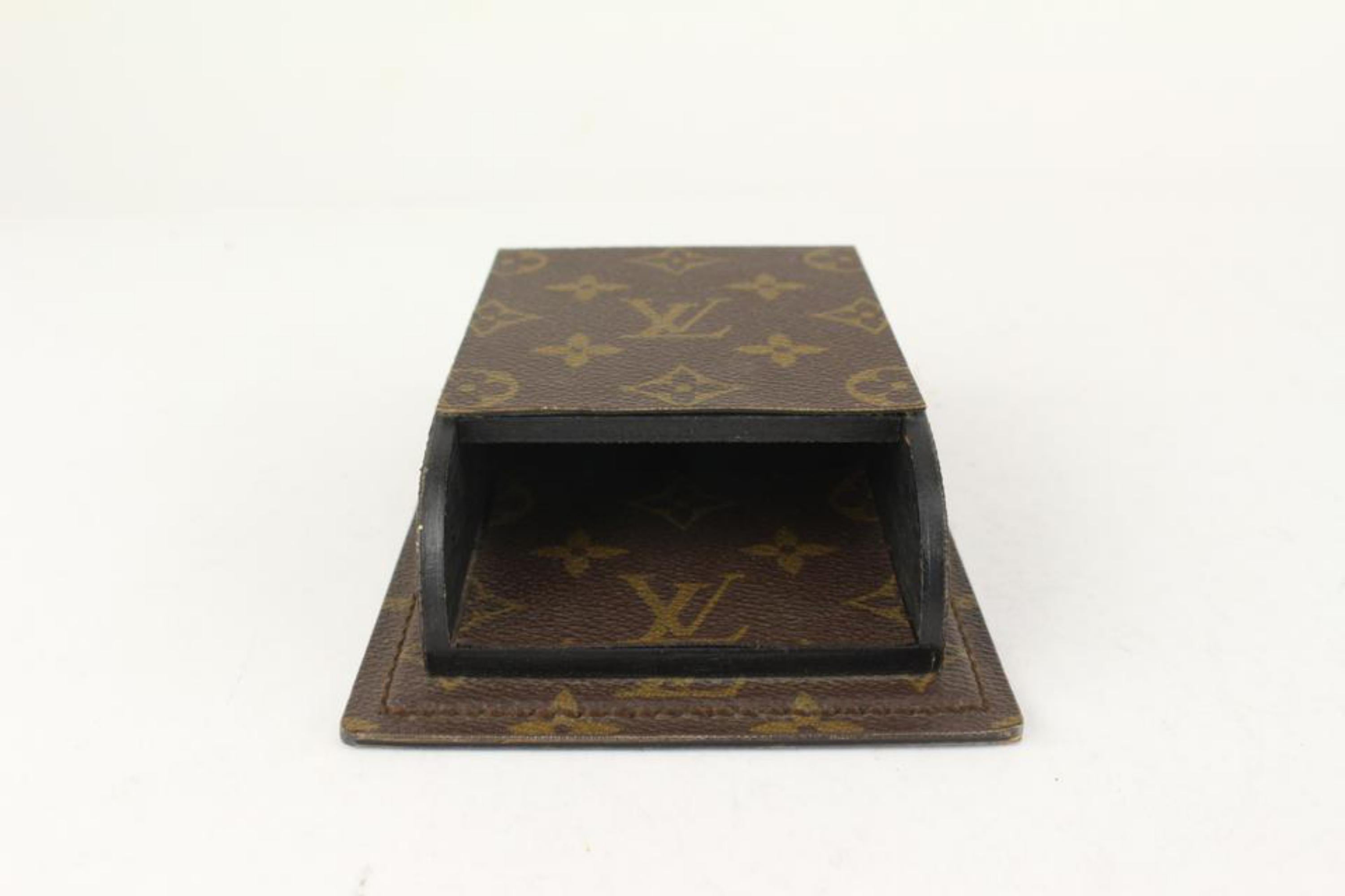 Louis Vuitton Impossible Find Monogram Desk Top Organizer 1122lv12 For Sale 1