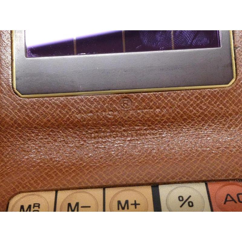 Louis Vuitton Impossible Find Monogram Pocket Calculator 240165 For Sale 2