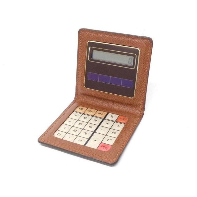 Louis Vuitton Impossible Find Monogram Pocket Calculator 240165 For Sale at  1stDibs | louis vuitton calculator, calculator louis vuitton, kalkulator lv