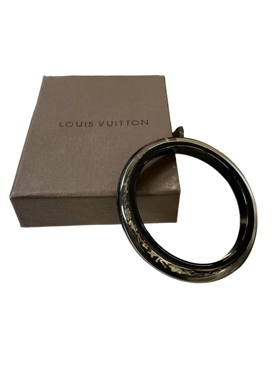 Louis Vuitton Inclusion Monogram Bangle Bracelet In Excellent Condition For Sale In LISSE, NL