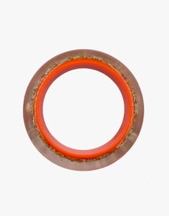 Louis Vuitton “Inclusion” orange bangle bracelet